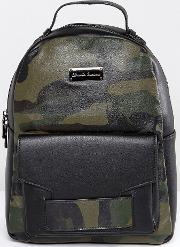 camo print backpack