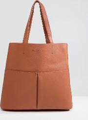 Tote Bag With Front Pocket