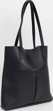 Unlined Pocket Shopper Bag