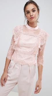 victoriana lace top