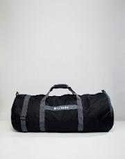 large barrelhead duffel bag in black