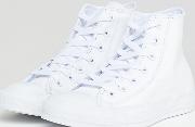 chuck taylor white leather high top trainers