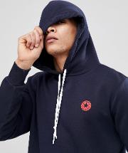 pullover hoodie with chuck patch in navy 10006680 a03