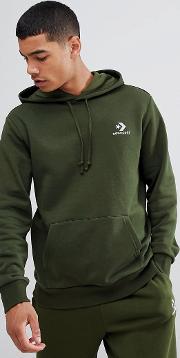 pullover logo hoodie in green 10009140 a01