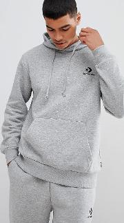 pullover logo hoodie in grey 10008814 a03