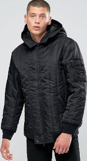 quilted ma 1 jacket in black 10001142 a01