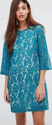 ariana lace tunic dress