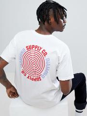 t shirt with spiral back print