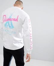 voyage long sleeve t shirt in white