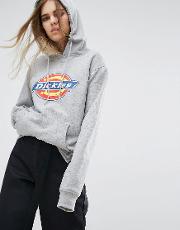 Oversized Hoodie With Logo Print