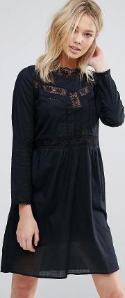 d.ra farrah embroidered smock dress