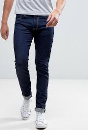 ed 85 slim tapered drop crotch jeans rinsed wash