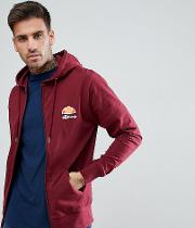lounge zip through hoodie with small logo