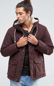 parka with borg lined hood