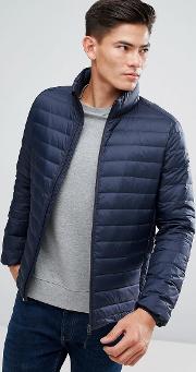 quilted jacket in real down