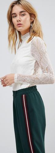 First &  Lace Top