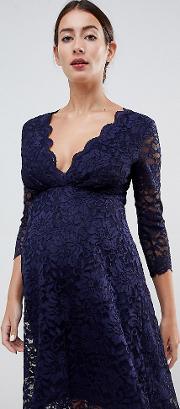 Lace Prom Dress With Sleeve