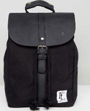 leather littlehampton backpack in black