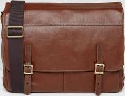 messenger bag in leather
