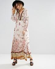 If You Only Knew Printed Midi Tunic Dress