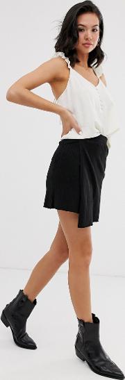 Mod Knitted Wrap Skirt