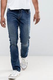 stretch slim jeans