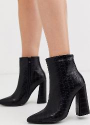 Exclusive Heeled Ankle Boots