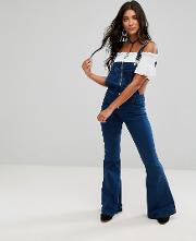 flare dungarees