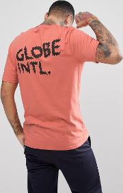 zap t shirt with back print  dusty coral