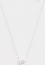 Plated Newport Adjustable Necklace With Ball Pendant