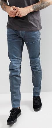 g star 5620 3d slim jeans dark grey overdye
