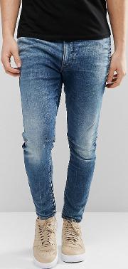 g star d staq 3d super slim jeans medium aged