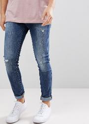 g star revend super slim jeans midwash