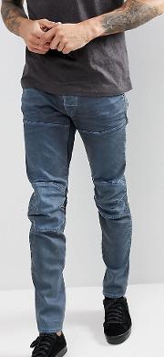 g star tall 5620 3d slim jeans dark grey overdye