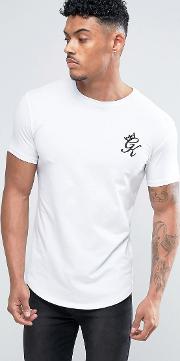 logo t shirt in muscle fit