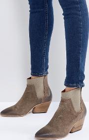 hudson london malia taupe suede ankle boots