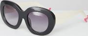 Leggy Sunglasses With Smoke Gradient Lens