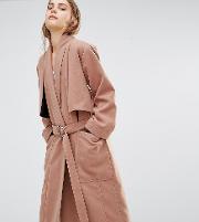 Luxe Casual Trench Coat