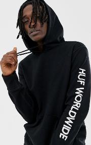 Mission Hoodie With Embroidered Sleeve Logo