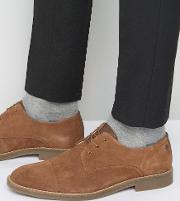 billy suede toe cap derby shoes