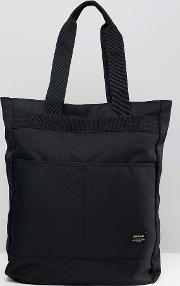 black tote backpack