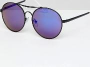 tinted lens aviator sunglasses