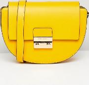 rounded mini satchel bag
