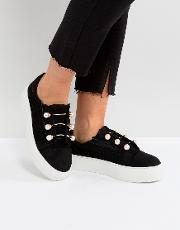 Kg By Kurt Geiger Orla Leather Trainers