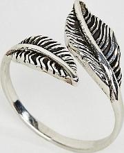 Sterling Silver Leaf Wrap Ring
