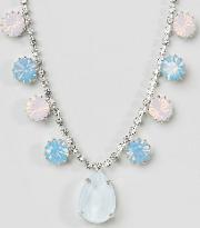 swarovski crystal pear drop necklace