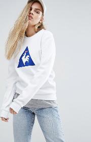 Boyfriend Sweatshirt With Large Colourblock Logo