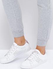 white and rose gold agate lo trainers