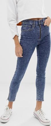 Extra Ankle Length Skinny Jean With Raw Hem