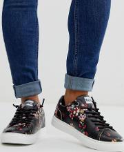 Lace Up Trainer Ditsy Floral Print